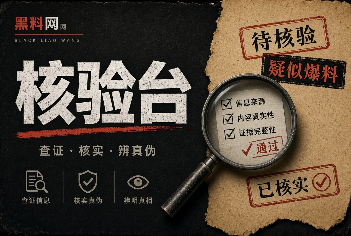 对证台公开资料核验