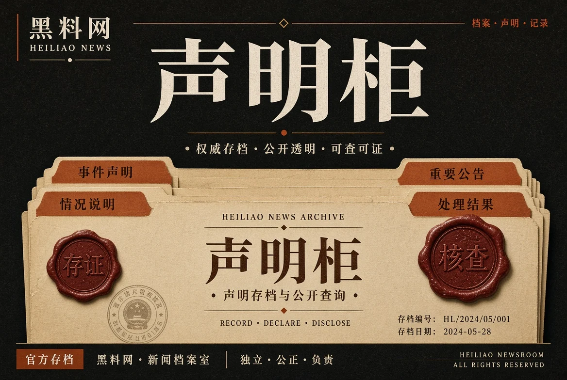 声明柜公开回应档案
